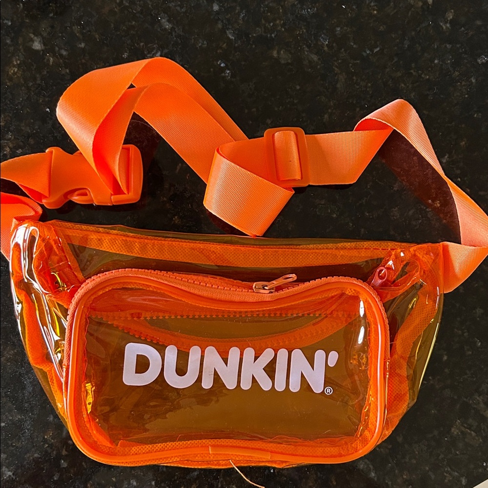 Dunkin' Orange Fanny Pack NEW